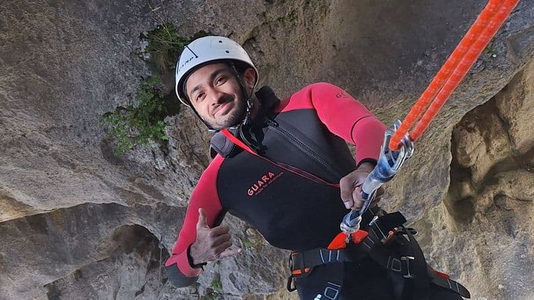 Clue du Haut-Jabron - Descente en rappel dans la Clue du Haut-Jabron